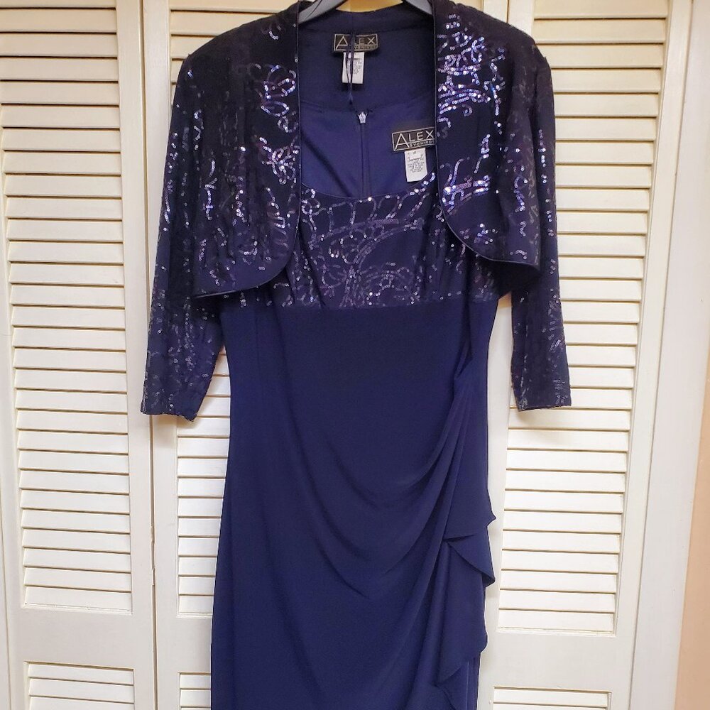 Alex Evening Midi 2 pcs Dress